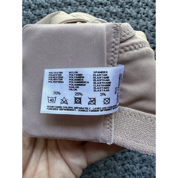 Glamorise Nude 40F US No-Bounce Camisole Sport Bra 1066 WireFree - Picture 5 of 7